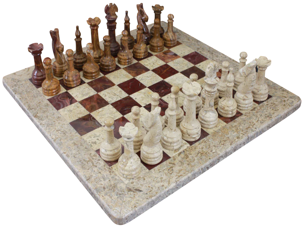 Fossil_and_Red_Chess_Set