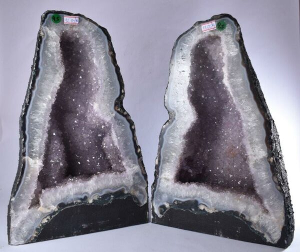 Amethyst Cathedral Pair 350mm